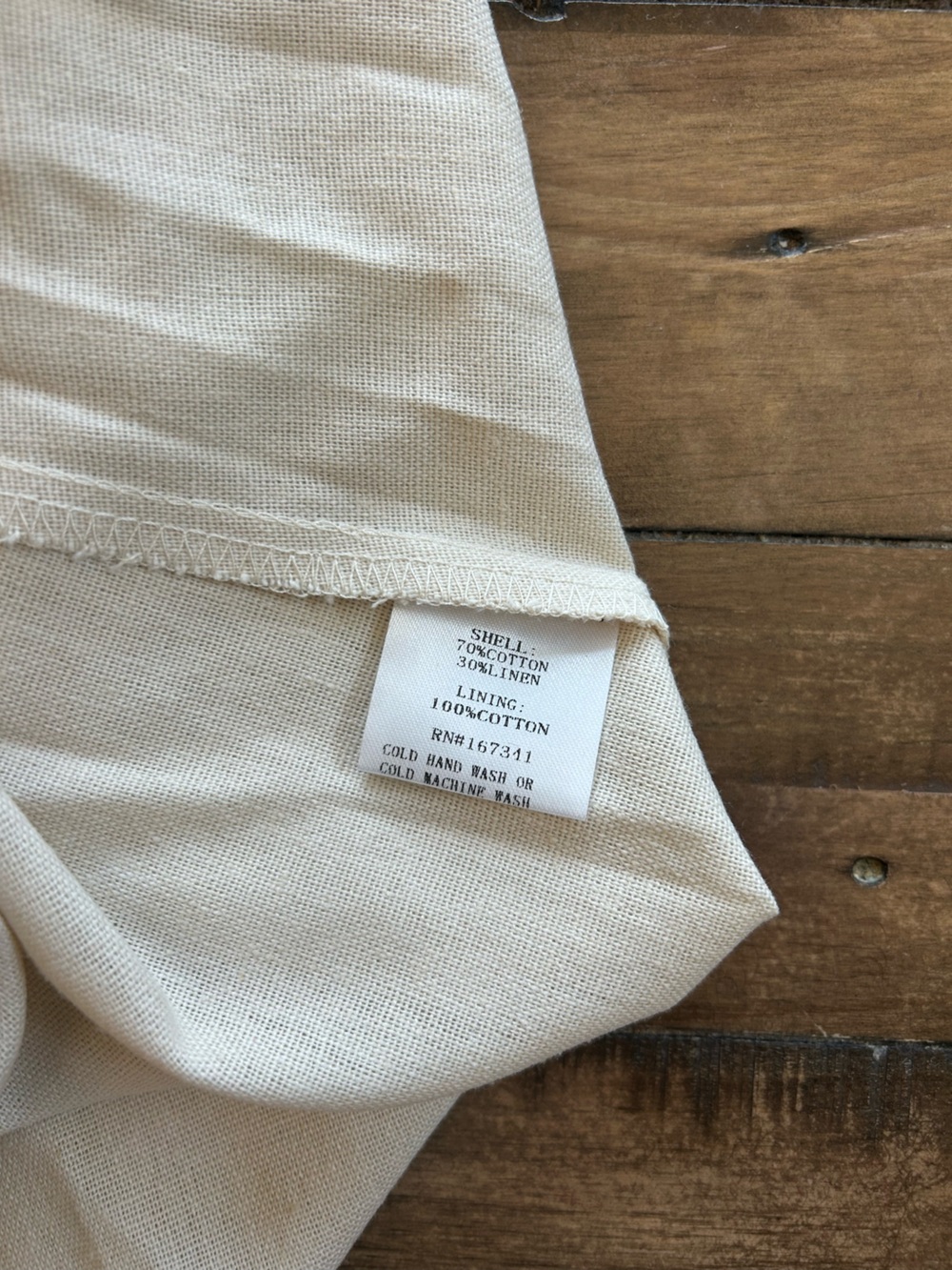 NWT Seven Wonders Zephy Linen Maxi Dress Sand Beige M - Picture 12 of 16